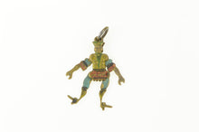 Load image into Gallery viewer, Gold Filled Victorian Articulated Enamel Ornate Marionette Charm/Pendant