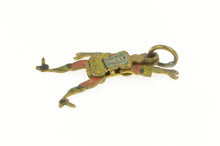 Load image into Gallery viewer, Gold Filled Victorian Articulated Enamel Ornate Marionette Charm/Pendant
