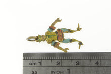 Load image into Gallery viewer, Gold Filled Victorian Articulated Enamel Ornate Marionette Charm/Pendant