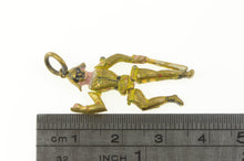 Load image into Gallery viewer, Gold Filled Victorian Articulated Armored Knight Enamel Charm/Pendant