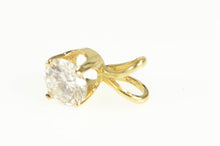 Load image into Gallery viewer, 14K 0.46 Ct Diamond Solitaire Classic Statement Pendant Yellow Gold