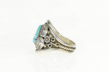 Load image into Gallery viewer, Sterling Silver Carlisle Navajo Native American Turquoise Ring