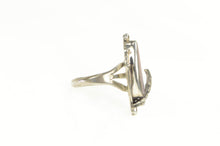 Load image into Gallery viewer, Sterling Silver Native American Mother of Pearl Feather Leaf Ring