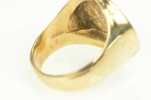 Load image into Gallery viewer, 14K Spanish Shipwreck Coin Tribute Statement Ring Yellow Gold