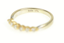 Load image into Gallery viewer, 14K Classic Diamond Stackable Wedding Band Ring White Gold