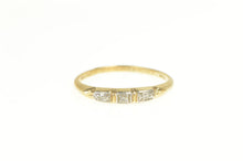 Load image into Gallery viewer, 14K 1940&#39;s Diamond Classic Wedding Band Ring Yellow Gold