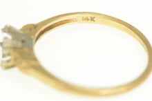 Load image into Gallery viewer, 14K 3.75mm 1940&#39;s Diamond Engagement Setting Ring Yellow Gold