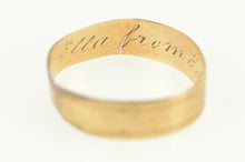 Load image into Gallery viewer, Gold Filled Victorian Dot Pattern Ornate Wedding Band Ring