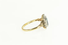 Load image into Gallery viewer, 10K 1940&#39;s Syn. Blue Topaz Two Tone Statement Ring Yellow Gold