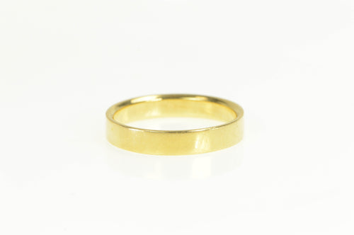 18K Vintage 4.0mm Tiffany & Co Wedding Band Ring Yellow Gold