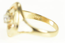 Load image into Gallery viewer, 14K Diamond Abstract Ornate Geometric Statement Ring Yellow Gold
