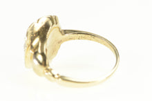 Load image into Gallery viewer, 14K 1940&#39;s 0.36 Ct Diamond Blue Bell Flower Ring Yellow Gold