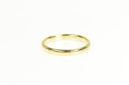 18K 3.0mm Tiffany & Co. Designer Wedding Band Ring Yellow Gold