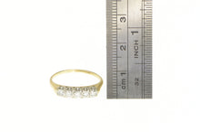 Load image into Gallery viewer, 14K 0.50 Ctw Five Stone Diamond Wedding Band Ring Yellow Gold