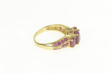 Load image into Gallery viewer, 14K 3.85 Ctw Natural Ruby Elaborate Engagement Ring Yellow Gold