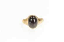 Load image into Gallery viewer, 10K 1930&#39;s Syn. Ruby Cabochon Vintage Statement Ring Yellow Gold