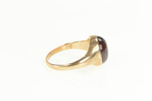 Load image into Gallery viewer, 10K 1930&#39;s Syn. Ruby Cabochon Vintage Statement Ring Yellow Gold