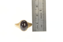 Load image into Gallery viewer, 10K 1930&#39;s Syn. Ruby Cabochon Vintage Statement Ring Yellow Gold