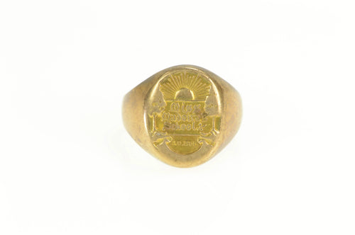 14K 1913 Miss Madeira School McLean Class Ring Yellow Gold