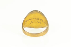 14K 1913 Miss Madeira School McLean Class Ring Yellow Gold