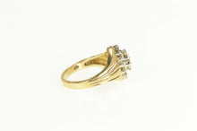 Load image into Gallery viewer, 14K Marquise Diamond Cluster Halo Classic Ring Yellow Gold