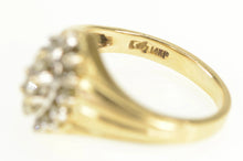 Load image into Gallery viewer, 14K Marquise Diamond Cluster Halo Classic Ring Yellow Gold