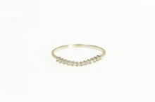 Load image into Gallery viewer, 14K Diamond Curved Contour Wedding Band Ring White Gold