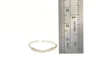 Load image into Gallery viewer, 14K Diamond Curved Contour Wedding Band Ring White Gold