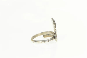 Sterling Silver Ornate Snake Serpent Wrap Statement Ring