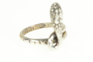 Sterling Silver Ornate Snake Serpent Wrap Statement Ring