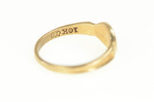 Load image into Gallery viewer, 10K S Cursive Monogram Name Letter Initial Baby Ring Yellow Gold