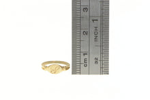 Load image into Gallery viewer, 10K S Cursive Monogram Name Letter Initial Baby Ring Yellow Gold