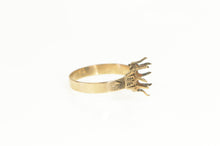 Load image into Gallery viewer, 10K Victorian Etched Ornate Engagement Setting Ring Yellow Gold