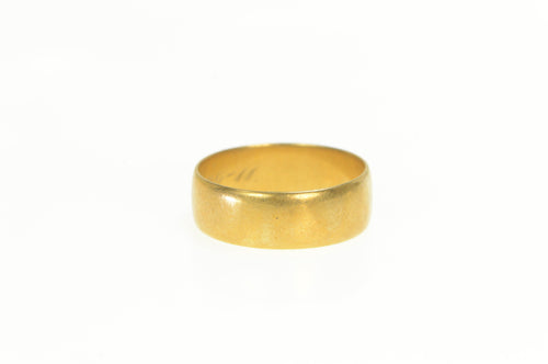 18K 1911 Victorian Simple Classic Wedding Band Ring Yellow Gold