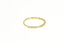 Load image into Gallery viewer, 14K Twist Rope Pattern Stackable Statement Band Ring Yellow Gold