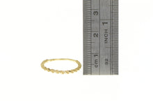 Load image into Gallery viewer, 14K Twist Rope Pattern Stackable Statement Band Ring Yellow Gold