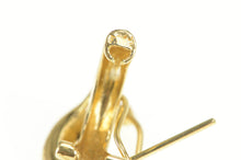 Load image into Gallery viewer, 14K Retro Classic French Clip Hoop Curved Bar Earrings Yellow Gold