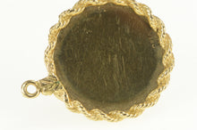 Load image into Gallery viewer, 14K Cancer Astrology Retro Zodiac Crab Sign Charm/Pendant Yellow Gold