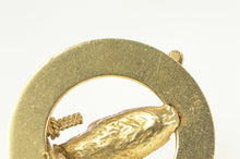 Load image into Gallery viewer, 14K 1960&#39;s Retro Ornate Owl Wisdom Symbol Charm/Pendant Yellow Gold