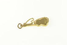 Load image into Gallery viewer, 14K 3D Guitar Stringed Musical Instrument Musician Charm/Pendant Yellow Gold