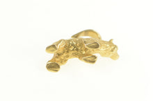 Load image into Gallery viewer, 14K 3D Black Grizzly Brown Bear Mountain Animal Charm/Pendant Yellow Gold