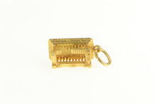 Load image into Gallery viewer, 18K Ornate Parthenon Greek Acropolis Landmark Charm/Pendant Yellow Gold