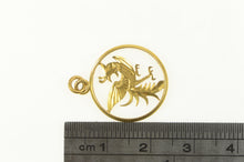 Load image into Gallery viewer, 22K Ornate Phoenix Rebirth Life Symbol Engraved Charm/Pendant Yellow Gold