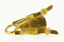 Load image into Gallery viewer, 18K 3D Shield Swords Warrior Pack Charm/Pendant Yellow Gold