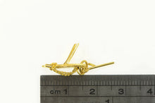 Load image into Gallery viewer, 18K 3D Shield Swords Warrior Pack Charm/Pendant Yellow Gold