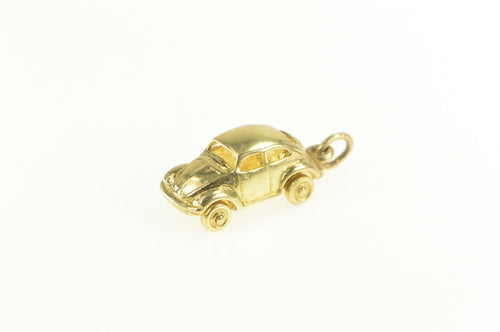 14K 1960's 3D Articulated Car Buggy Bug Charm/Pendant Yellow Gold