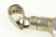 Load image into Gallery viewer, Sterling Silver Oval Vintage Simple Poison Perfume Container Charm/Pendant