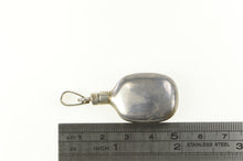 Load image into Gallery viewer, Sterling Silver Oval Vintage Simple Poison Perfume Container Charm/Pendant