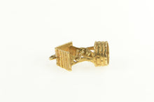 Load image into Gallery viewer, 14K 3D Articulated Wishing Well Symbol Charm/Pendant Yellow Gold