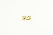 Load image into Gallery viewer, 14K 0.25 Ct Diamond Solitaire Classic Simple Pendant Yellow Gold
